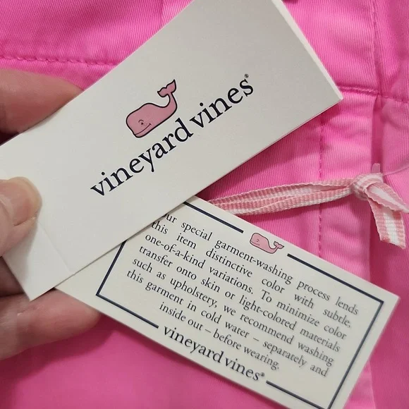 NWT Vineyard Vines Girls Pink Shorts Size 14 (Youth Girls) - Picture 4 of 9